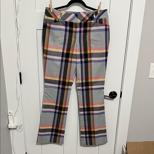 New York & Co colorful plaid pants, size 10 BRAND NEW!